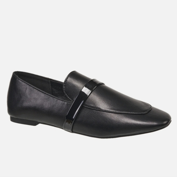 H Halston Vincent Loafer NIB sz 7, Black - Picture 1 of 4